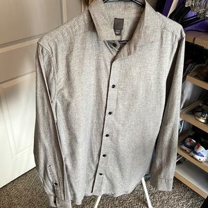 H&M Long Sleeve Midweight Grey Shirt